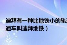 迪拜有一種比地鐵小的軌道交通車(chē)叫什么名字（迪拜軌道交通車(chē)叫迪拜地鐵）