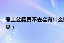 考上公務(wù)員不去會(huì)有什么影響（考上公務(wù)員不去會(huì)有什么后果）