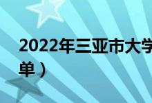 2022年三亞市大學(xué)有哪些（最新三亞學(xué)校名單）