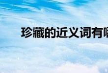 珍藏的近義詞有哪些（珍藏的近義詞）