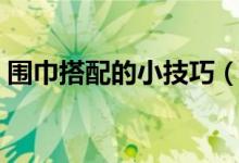 圍巾搭配的小技巧（圍巾搭配的小技巧推薦）