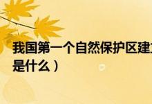 我國第一個自然保護區(qū)建立的時間（我國第一個自然保護區(qū)是什么）