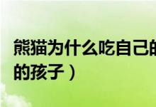 熊貓為什么吃自己的食物（熊貓為什么吃自己的孩子）
