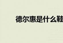 德爾惠是什么鞋（德爾惠是名牌嗎）