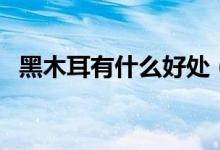 黑木耳有什么好處（黑木耳的功效與作用）