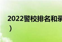 2022警校排名和錄取分數(shù)線（多少分能考上）