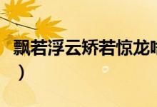 飄若浮云矯若驚龍啥意思（飄若浮云矯若驚龍）
