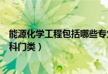 能源化學(xué)工程包括哪些專業(yè)（能源化學(xué)工程專業(yè)屬于什么學(xué)科門類）