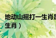 地動山搖打一生肖是什么動物（地動山搖打一生肖）