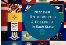 對所有50個(gè)州哥倫比亞特區(qū)和波多黎各的2022年最佳學(xué)院和大學(xué)進(jìn)行排名