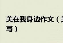 美在我身邊作文（美在我身邊作文600字怎么寫）