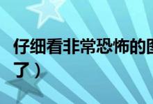 仔細(xì)看非?？植赖膱D片（恐怖圖片看懂的人哭了）