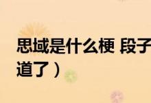 思域是什么梗 段子（思域什么梗 現(xiàn)在終于知道了）