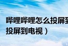 嗶哩嗶哩怎么投屏到微光上面（嗶哩嗶哩怎么投屏到電視）