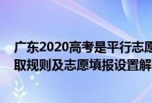 廣東2020高考是平行志愿嗎（2022年廣東高考平行志愿錄取規(guī)則及志愿填報(bào)設(shè)置解讀）