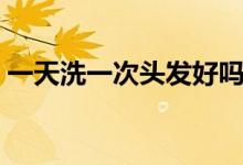 一天洗一次頭發(fā)好嗎（一天洗一次頭發(fā)好嗎）