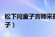 松下問(wèn)童子言師采藥去只在此山中（松下問(wèn)童子）