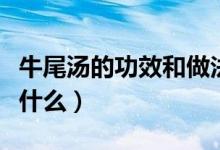 牛尾湯的功效和做法（牛尾湯的做法和功效是什么）