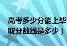 高考多少分能上畢節(jié)職業(yè)技術(shù)學院（2021錄取分數(shù)線是多少）