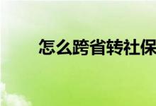 怎么跨省轉(zhuǎn)社保（如何跨省轉(zhuǎn)社保）