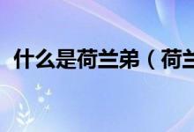 什么是荷蘭弟（荷蘭弟是誰(shuí) 他也太優(yōu)秀了）