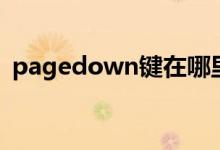 pagedown鍵在哪里(pagedown鍵在哪)