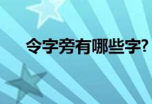 令字旁有哪些字?（令字旁還有什么字）