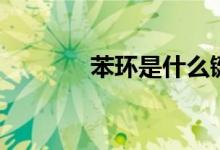 苯環(huán)是什么鍵（苯環(huán)是什么）