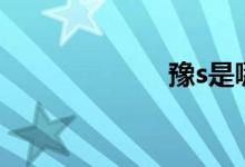 豫s是哪里的車牌