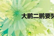 大鵬二鵬要努力（dp什么梗）