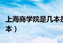 上海商學(xué)院是幾本是公辦嗎（上海商學(xué)院是幾本）
