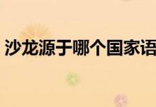 沙龍?jiān)从谀膫€(gè)國(guó)家語(yǔ)言（沙龍?jiān)从谀膰?guó)語(yǔ)言）