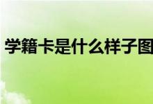 學(xué)籍卡是什么樣子圖片北京（學(xué)籍卡是什么）