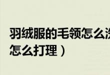 羽絨服的毛領(lǐng)怎么洗比較好看（羽絨服的毛領(lǐng)怎么打理）