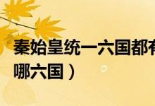 秦始皇統(tǒng)一六國都有哪些（秦始皇統(tǒng)一六國是哪六國）