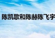 陳凱歌和陳赫陳飛宇（陳凱歌和陳赫的關系）