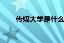 傳媒大學(xué)是什么（傳媒大學(xué)是什么）