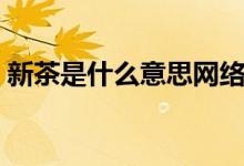 新茶是什么意思網(wǎng)絡(luò)用語（新茶是什么意思）