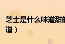 芝士是什么味道甜的還是咸的（芝士是什么味道）