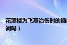 花滿樓為飛燕治傷時(shí)的插曲背景音樂是什么歌（有完整的歌詞嗎）