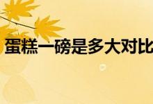 蛋糕一磅是多大對比圖（蛋糕一磅是多少斤）