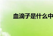 血滴子是什么中藥（血滴子是什么）