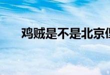 雞賊是不是北京俚語(yǔ)(雞賊是啥意思)