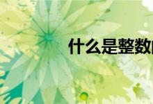 什么是整數(shù)的最小計(jì)數(shù)單位