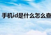 手機id是什么怎么查（手機id是什么意思?。?class=