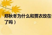 鄭秋冬為什么和賈衣玫在一起（賈衣玫最終和鄭秋冬在一起了嗎）