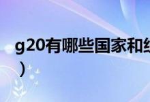 g20有哪些國家和組織（g20有哪些國家組成）
