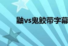 鼬vs鬼鮫帶字幕（鼬vs鬼鮫多少集）