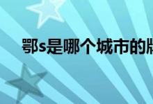 鄂s是哪個(gè)城市的牌照（鄂s是哪個(gè)城市）