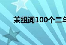 茉組詞100個(gè)二年級(jí)（茉組詞有哪些）